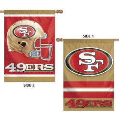 WinCraft SAN FRANCISCO 49ERS VERTICAL FLAG 2 SIDED 28" X 40"