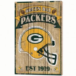 WinCraft GREEN BAY PACKERS WOOD SIGNS - 1/2" THICK 15" X 24"
