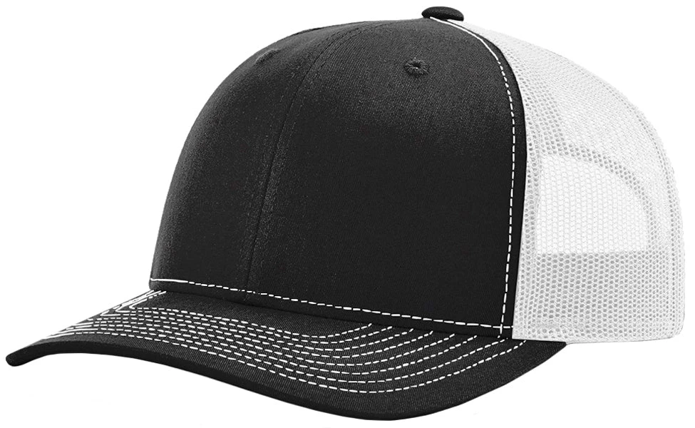 Richardson 112 Twill Mesh Snapback Trucker Caps (EMBROIDERED With Your Logo) 6 Richardson 112 Twill Mesh Snapback Trucker Caps (EMBROIDERED With Your Logo) - Image 6