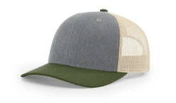 Richardson 112FP Five Panel Trucker 15 Colors (embroidery Available) -Major League 112 Heather Grey.jpg Birch 115CH.jpg Army Olive.jpg Army Olive.jpg Heather Grey.jpg Birch