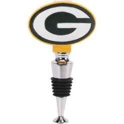 Evergreen Green Bay Packers Logo Bottle Stopper
