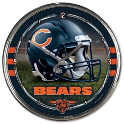 WinCraft Chicago Bears Chrome Clock