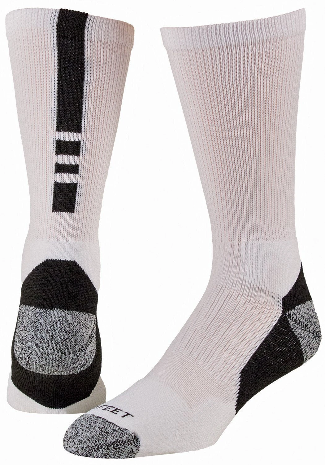 Pro Feet 238 Pro Feet Performance Shooter 2.0 Socks - White Black SIZE MED 9 - 11 1 Pro Feet 238 Pro Feet Performance Shooter 2.0 Socks - White Black SIZE MED 9 - 11