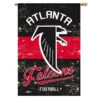 Evergreen Atlanta Falcons Vintage Linen House Flag