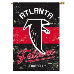Evergreen Atlanta Falcons Vintage Linen House Flag