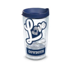 Tervis NFL® Dallas Cowboys Love Wrap With Water Bottle Lid