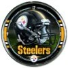 WinCraft Pittsburgh Steelers Chrome Plated Clock