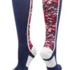 Digital Camo OTC Socks NAVY WHITE RED Navy White Red XL MENS 12 - 15