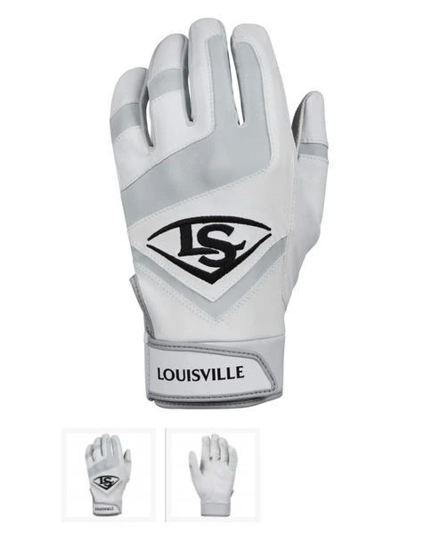 Wilson Louisville Slugger Genuine Adult Batting Gloves 2 Colors Available 2 Wilson Louisville Slugger Genuine Adult Batting Gloves 2 Colors Available - Image 2