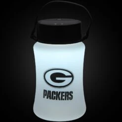 Green Bay Packers Frosted Silicone Solar Lantern 5 Green Bay Packers Frosted Silicone Solar Lantern -Major League 3
