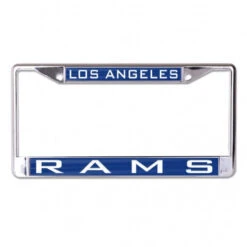 WinCraft Los Angeles Rams Inlaid Metal Lic Plate Frame