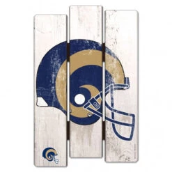 WinCraft Los Angeles Rams Wood Fence Sign