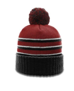 Richardson 134 Stripped Beanea With Cuff And Pom -Major League 5E5F5D0A 61FF 4523 B308 4CA1BE8AE7C2