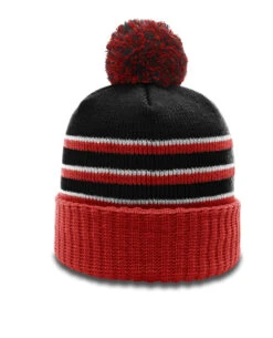 Richardson 134 Stripped Beanea With Cuff And Pom -Major League 6C7ECE90 9ED1 4E92 B3CA DCC727A8B011