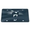 WinCraft Carolina Panthers Whiskers Black Acrylic Classic License Plate