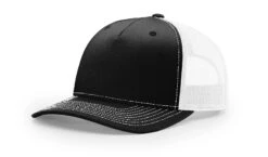 Richardson 112FP Five Panel Trucker 15 Colors (embroidery Available) -Major League Black.jpg White.jpg Black.jpg Black.jpg Black.jpg White.jpg White 1