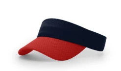 Richardson 740 Pro Mesh Visor 17 Colors (embroidery Available) -Major League Navy.jpg Red