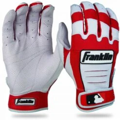 CFX PRO Batting Gloves By Franklin -Major League cfx pro pearl red