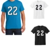 Number 22 T Shirt Jersey