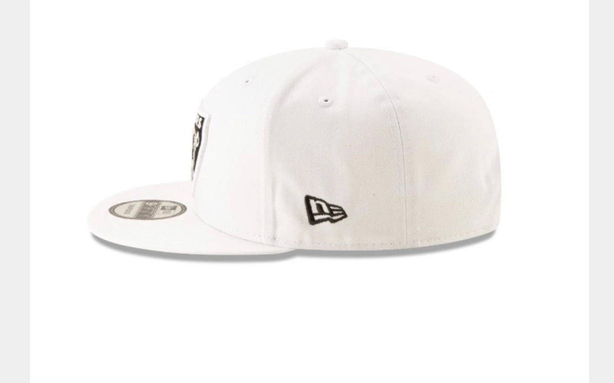Las Vegas Raiders New Era 950 Snap Back Basic White Hat 2 Las Vegas Raiders New Era 950 Snap Back Basic White Hat - Image 2