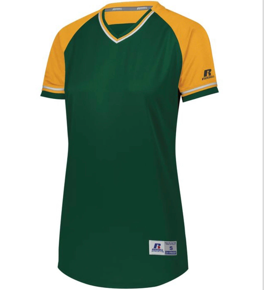 Russell Custom Printed Ladies Classic V-Neck Softball Jerseys 5 Russell Custom Printed Ladies Classic V-Neck Softball Jerseys - Image 5