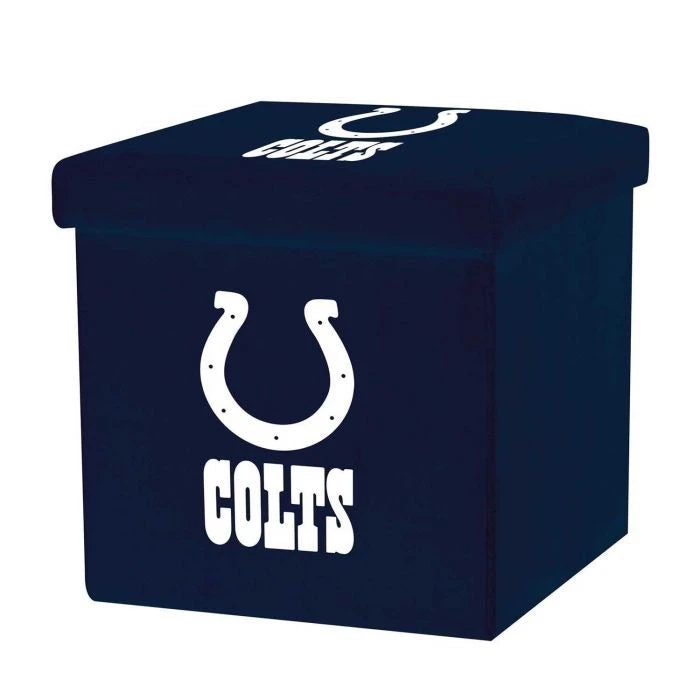 Franklin Indianapolis Colts NFL® Storage Ottoman 2 Franklin Indianapolis Colts NFL® Storage Ottoman - Image 2