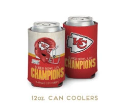WinCraft Kansas City Chiefs Super Bowl Champs 12oz Koozies