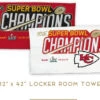 WinCraft Kansas City Chiefs Super Bowl Champs Locker Room Towel