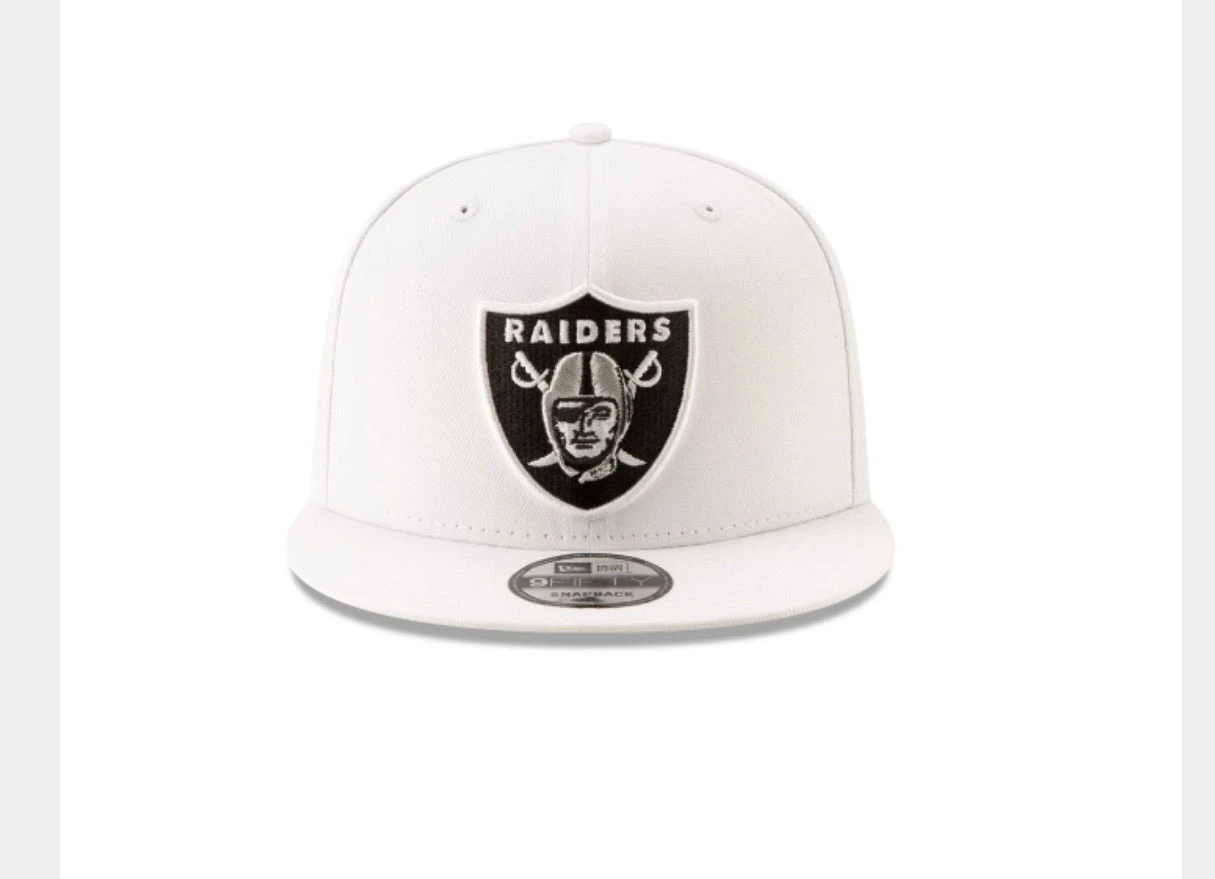 Las Vegas Raiders New Era 950 Snap Back Basic White Hat 3 Las Vegas Raiders New Era 950 Snap Back Basic White Hat - Image 3