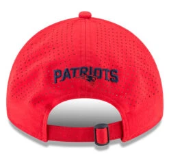 New Era New England Patriots Red 2018 Training Camp Secondary 9TWENTY Adjustable Hat M/L -Major League image 92ee272b 0c66 4831 bd8c d0328a587d98
