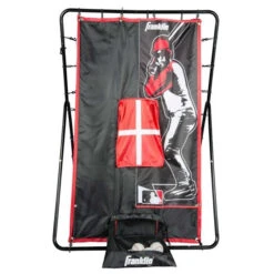 Franklin MLB SWITCH-HITTER Pitching Target And Return Net 55" X 36"