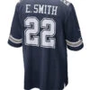 Dallas Cowboys Emmitt Smith #22 Nike Navy Game Replica Jersey