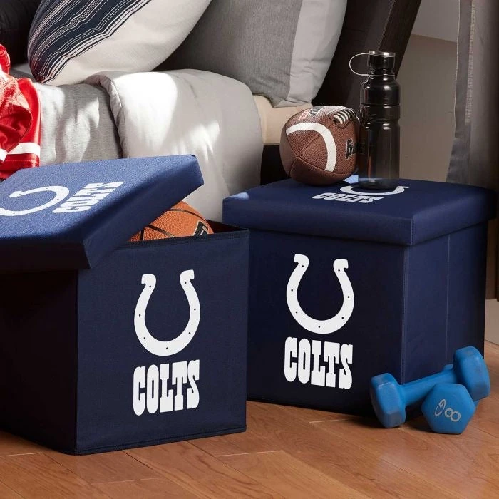 Franklin Indianapolis Colts NFL® Storage Ottoman 1 Franklin Indianapolis Colts NFL® Storage Ottoman