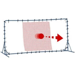 Franklin Steel Soccer Rebounder With Ground Stakes - 12' X 6' -Major League image e507d898 cfac 466e 85d5 810ac873a4ce