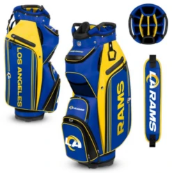 WinCraft Los Angeles Rams 3 Cooler Cart Bag Free Shipping