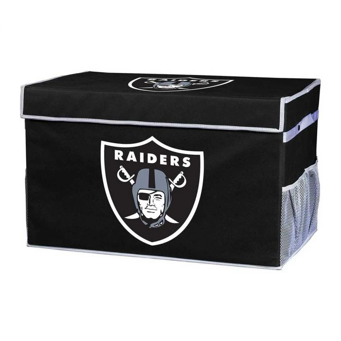 Franklin Las Vegas Raiders Collapsible Storage Footlocker Bins 1 Franklin Las Vegas Raiders Collapsible Storage Footlocker Bins